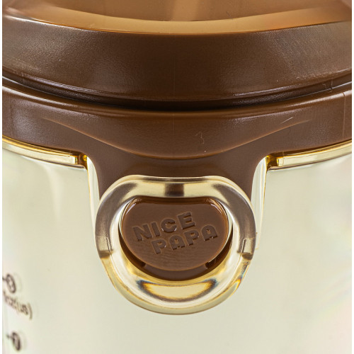 Бутылочка Nice Papa антиколики 240 мл. соска 7+ мес PPSU NP-5295 Brown/коричневый