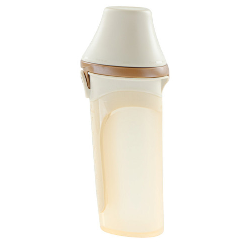 NICE PAPA Бутылочка антиколики/широкое горло 240 мл/ соска 0-3 мес Silicone Brown/корич
