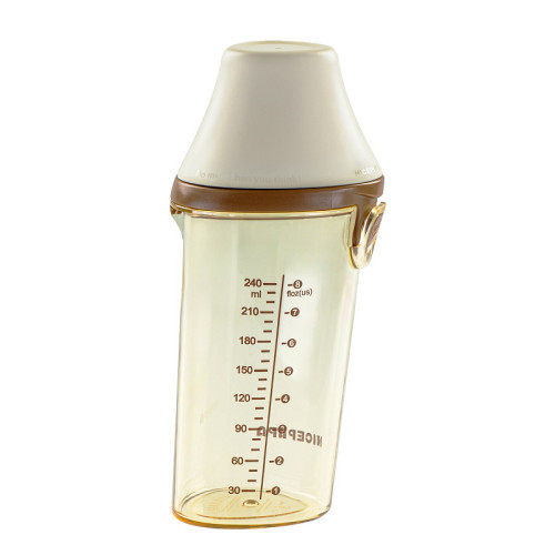 Бутылочка Nice Papa антиколики 240 мл. соска 7+ мес PPSU NP-5295 Brown/коричневый