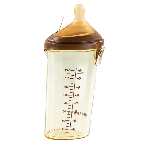 Бутылочка Nice Papa антиколики 240 мл. соска 7+ мес PPSU NP-5295 Brown/коричневый
