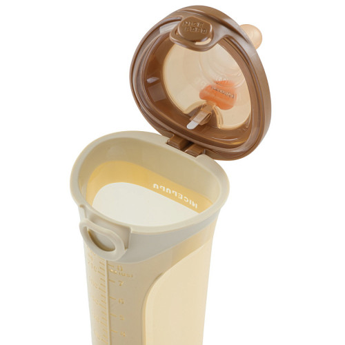 NICE PAPA Бутылочка антиколики/широкое горло 240 мл/соска 7+ мес Silicone Brown/корич