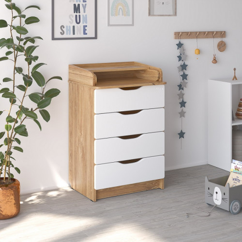 Комод раскладной Pituso Wood/ 604 ПВХ 