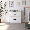 Комод раскладной Pituso Wood/ 804 ПВХ с шариковыми направляющими 4 ящика