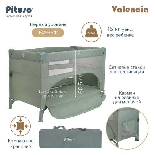 Манеж-кровать Pituso Valencia 