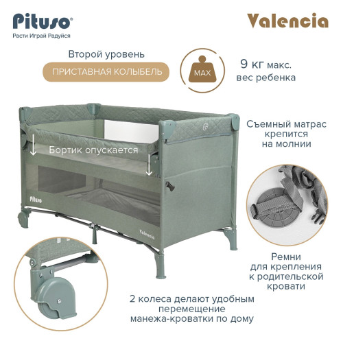 Манеж-кровать Pituso Valencia 