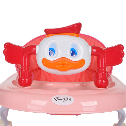 BAMBOLA Ходунки МАНДАРИНКА (7 силик.колес,игрушки,муз) 6 шт в кор.(64*56*52)