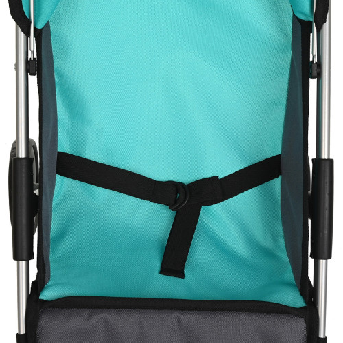 PITUSO Кукольная коляска Прогулка Black/Green/Черный/Бирюза (60*38*62) (6 шт.в кор.)