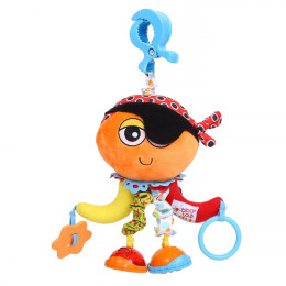 BIBA TOYS Мягкая игрушка-подвеска на прищепке Пират Джэк, длина 30 см