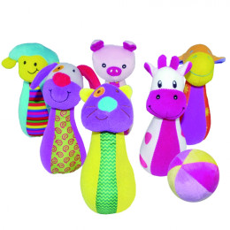 Развивающая игрушка Biba Toys набор боулинга Счастливая ферма