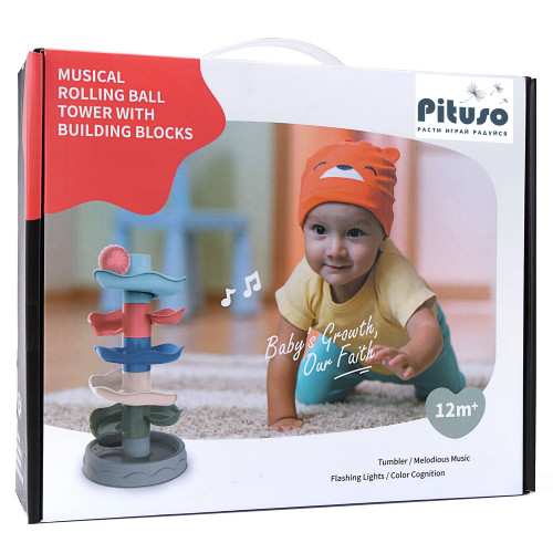 Развивающая игрушка Pituso Горка для шариков (свет, звук)