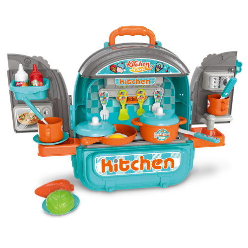 PITUSO Игровой набор Кухня 2 в1 (чемоданчик) 35,4*50,6*30 см