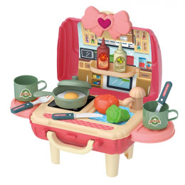 PITUSO Игровой набор Кухня в чемоданчике, 25 элем-в 35,5*26*32