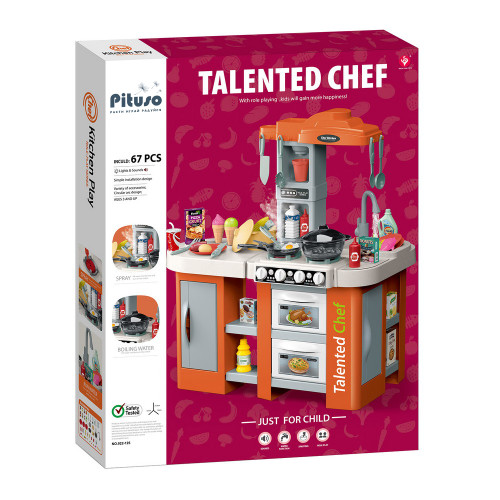 Игровой набор Pituso Кухня Talented Chef 67 эл-в ( свет,звук)