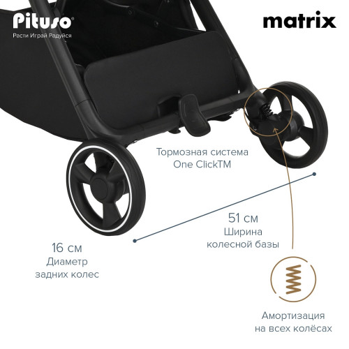 Коляска прогулочная Pituso Matrix