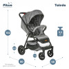 Прогулочная коляска Pituso Toledo колеса AIR