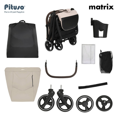 Коляска прогулочная Pituso Matrix