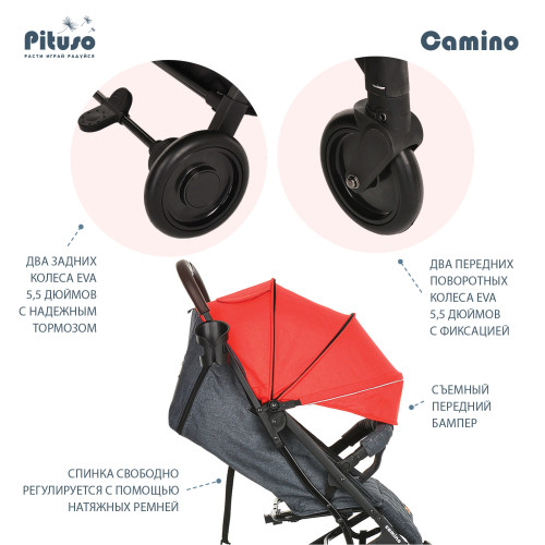 Прогулочная коляска Pituso Camino 