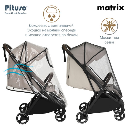 Коляска прогулочная Pituso Matrix