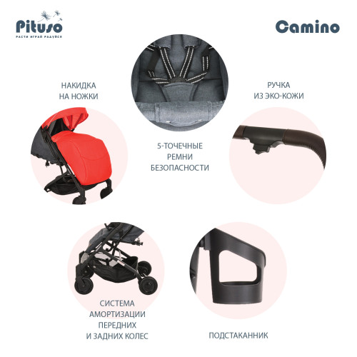 Прогулочная коляска Pituso Camino 