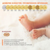 BOOM BABY Матрац детский беспружинный «Kids Air»,140х70х12 стеганый трикотаж белый