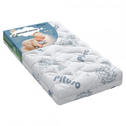 PITUSO Матрас детский беспружинный Coco Soft 120*60*12 стеганый трикотаж