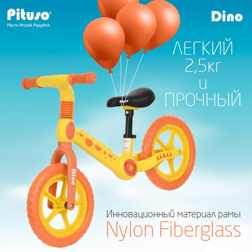 PITUSO Беговел Dino, колеса EVA 12