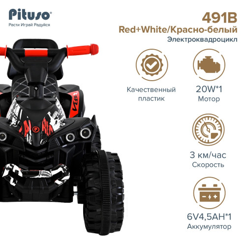 PITUSO Электроквадроцикл 491B
