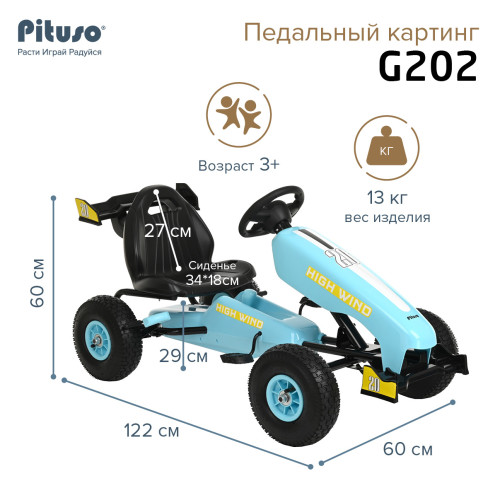 Педальный картинг Pituso G202