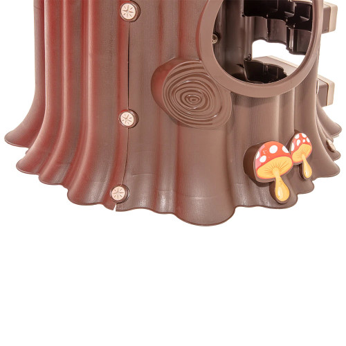 Игровой дом Starplay Tree House с горкой Коричневый/Красный