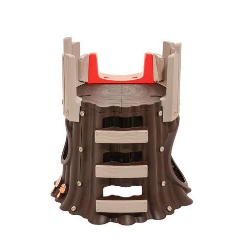 Игровой дом Starplay Tree House с горкой Коричневый/Красный