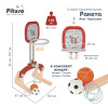 Стойка баскетбольная Pituso Ракета Red/Красный