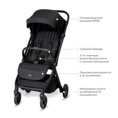 Коляска iLovi Airy Black