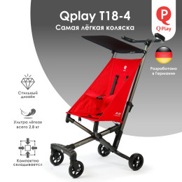 Коляска Qplay T18-4 Red