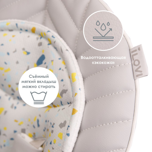 Стульчик для кормления iLovi Frutti Cloud Gray