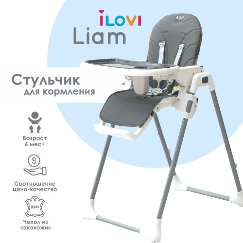 Стульчик для кормления iLovi Liam Gray