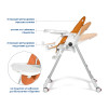 Стульчик Peg Perego Prima Pappa Follow Me Arancia