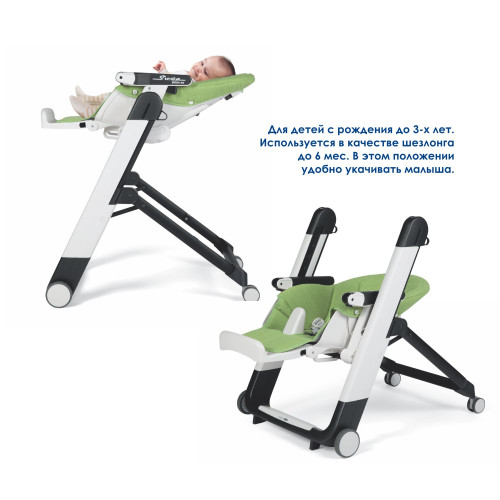 Стульчик Peg-Perego Siesta Follow Me Wonder Green