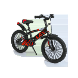 Детский двухколесный велосипед Biker 18, красный