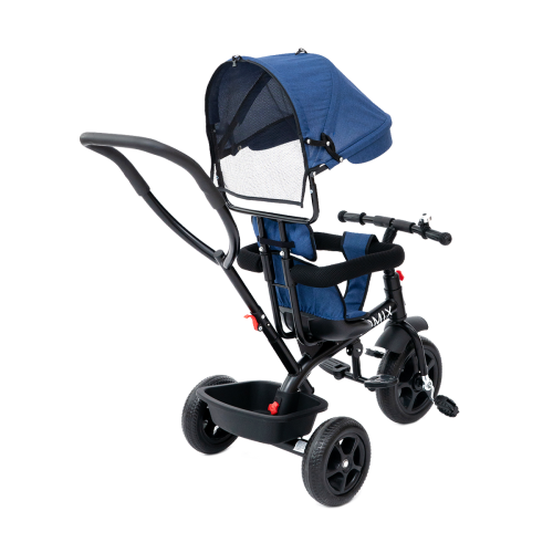 Велосипед трехколесный Baby Trike, тёмно-синий